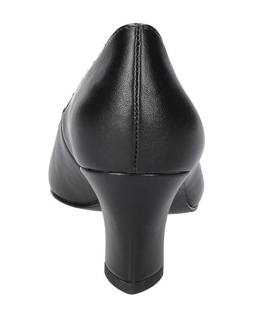 Easy Street Black Pat Pointed Toe Pump