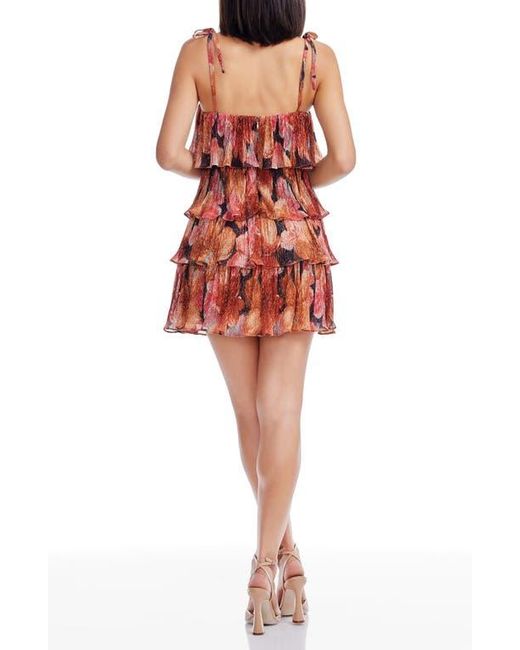 Dress the Population Pixie Tiered Minidress | Lyst