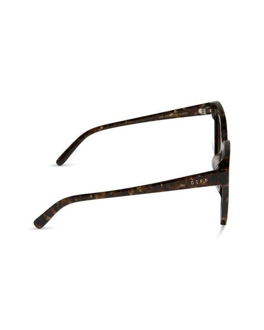 DIFF Brown Gia 62Mm Oversize Square Sunglasses
