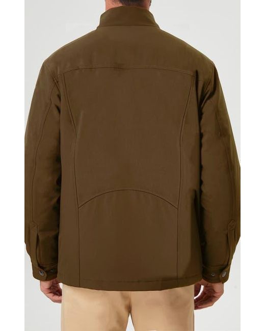 Hawke & Co. Brown Thermal Lined Softshell Work Jacket for men