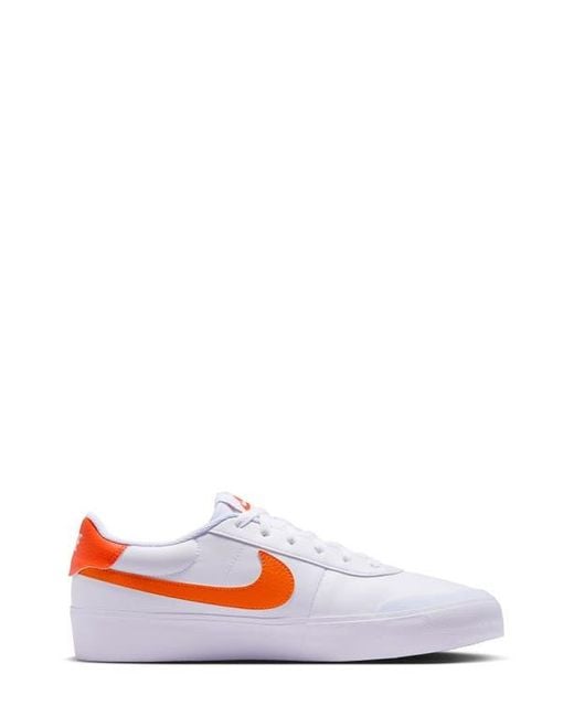 Nike White Court Shot Low Top Sneaker for men