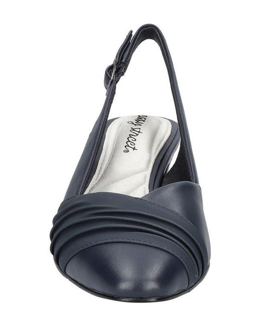 Easy Street Blue Bates Slingback Pump