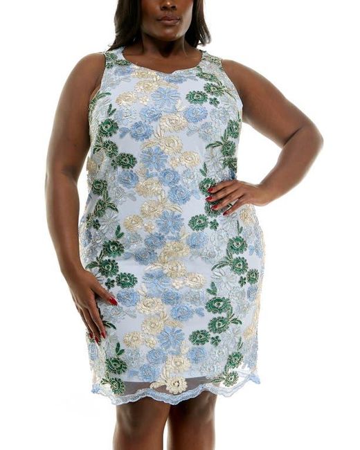 sachin and babi light blue dress Women's Sheath Dress JS Collections | Dresses