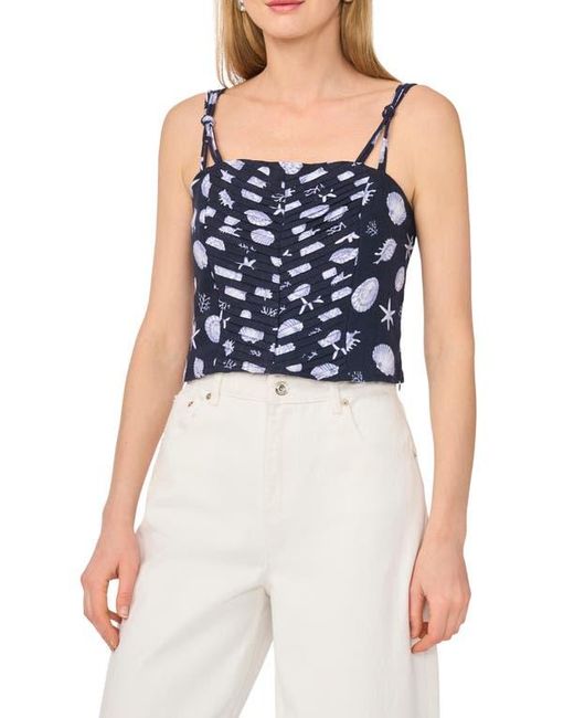 1.STATE Blue Pintuck Cami