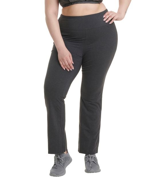 Spalding Slim Fit Yoga Pants in Black