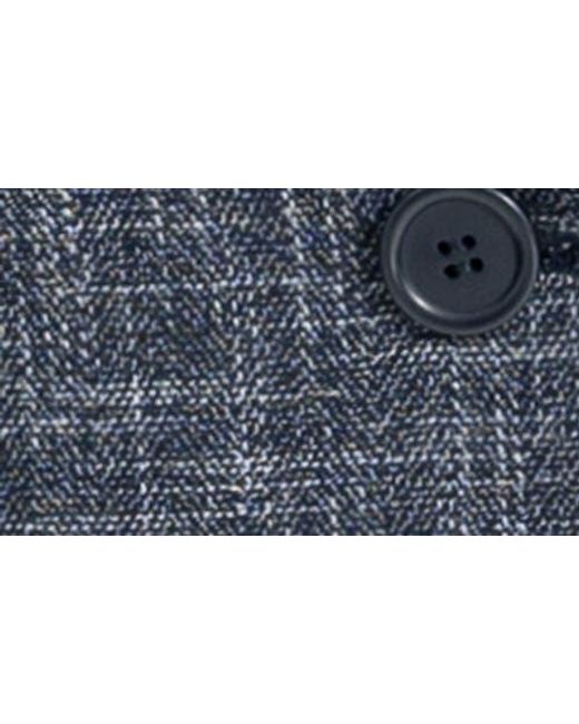 Max Studio Blue One Button Blazer