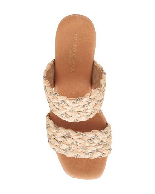 Andre Assous Pink Cairo Platform Sandal