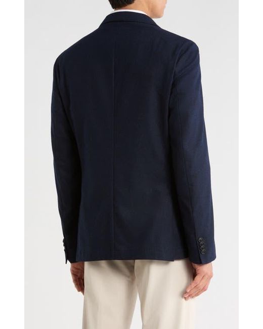 Boss Blue Solid Sport Coat for men