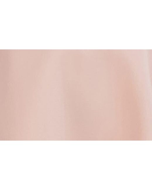 BCBGMAXAZRIA Pink Ruffle Asymmetric Cold Shoulder Sleeve Top