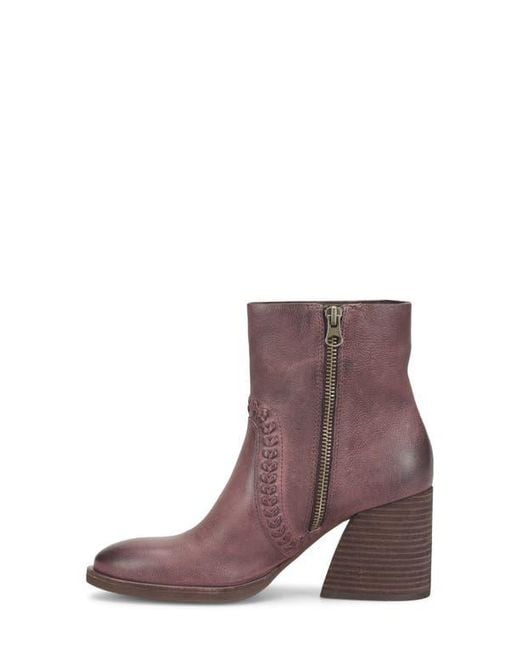 Kork-Ease Purple Shilo Block Heel Bootie