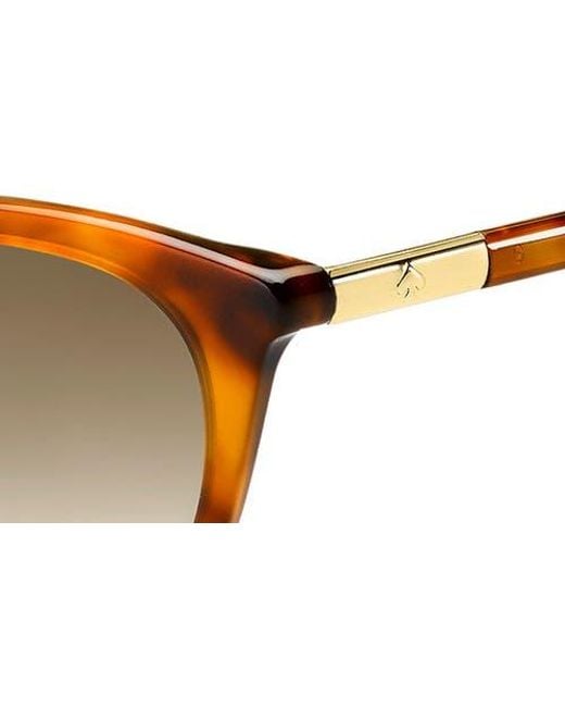 Kate Spade Brown Janalynn 51Mm Gradient Rectangular Sunglasses