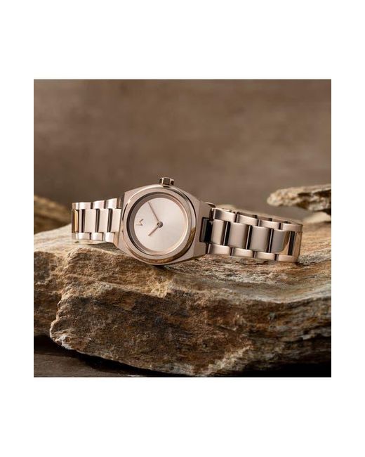 MVMT Metallic Odyssey Ii Quartz Bracelet Watch, 25Mm for men