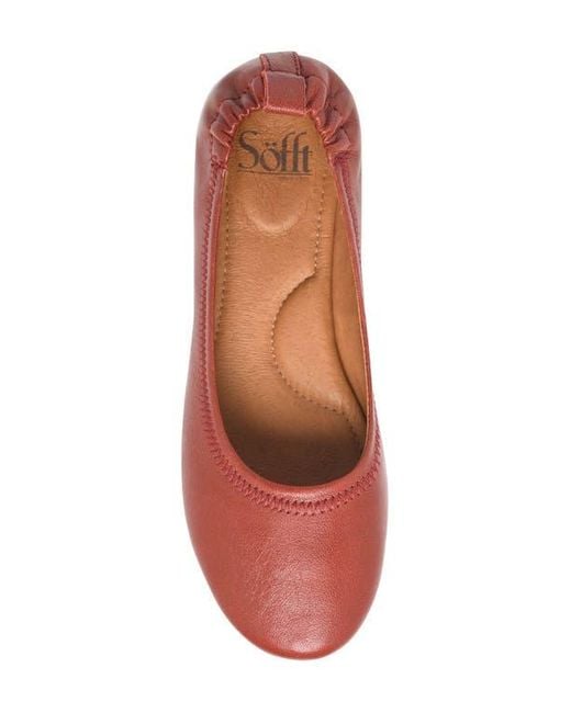 Söfft Red Kenni Ballet Flat