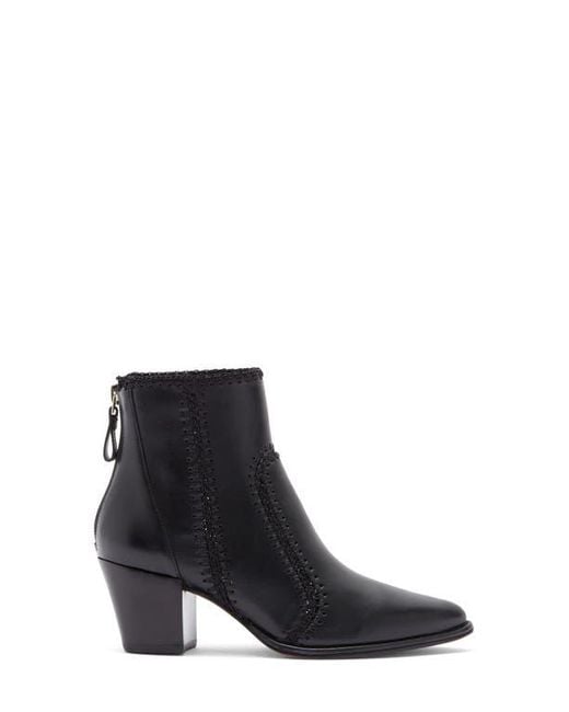 Alexandre Birman Black Benta Whipstitch Bootie