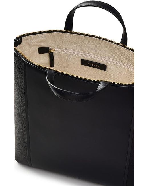 Radley Black Regents Row Medium Leather Backpack