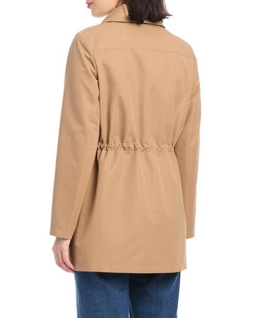 Kate Spade Natural Magic Print Hooded Rain Jacket