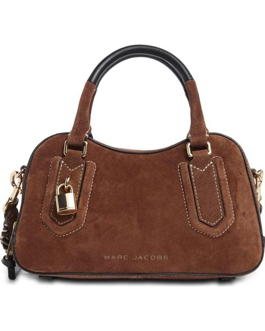 Marc Jacobs Brown Drifter Small Suede Satchel