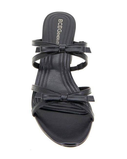 BCBGeneration Black Sarina Slide Sandal