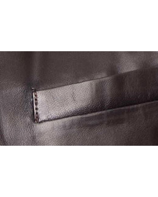 VELLAPAIS Black Lanier Leather Jacket for men