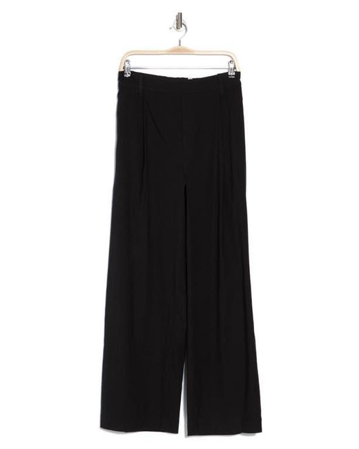 Vince Black Pleat Front Pull-On Pants