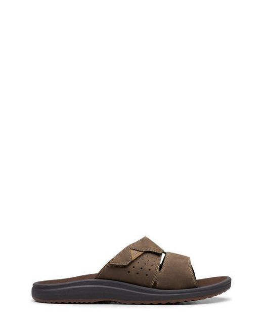 Clarks Black Breeze Slide Sandal for men