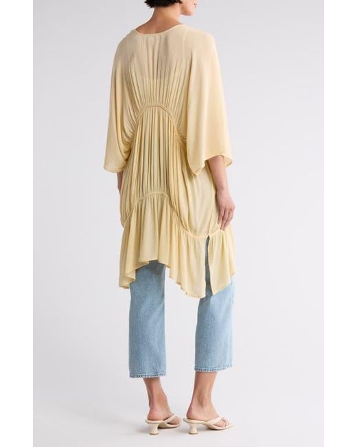 Steve Madden Blue Wanderlust Ruffle Topper