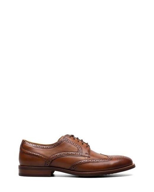 Florsheim Brown Ruvo Wingtip Derby for men