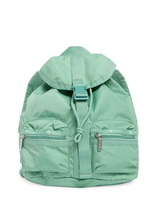 LeSportsac Green Small Voyager Backpack