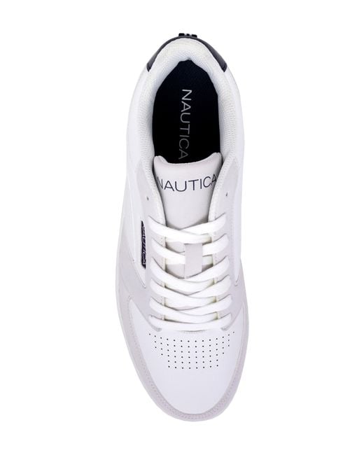 Nautica White Low Top Sneaker for men
