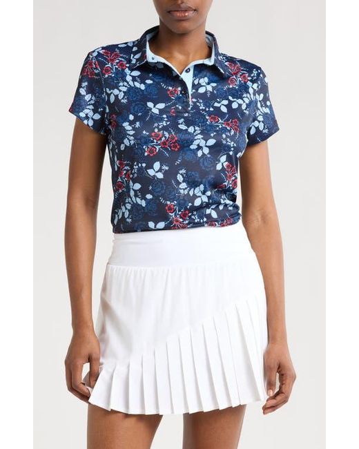 Swannies Blue Darci Performance Polo