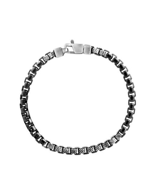 Effy Metallic Sterling Box Chain Bracelet for men