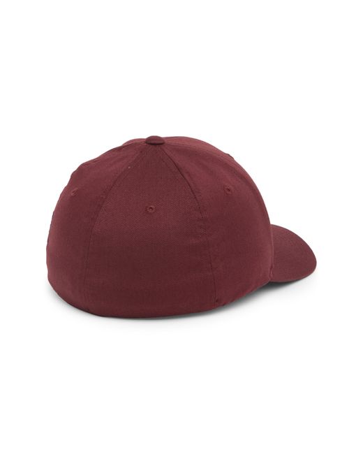 Volcom Red Full Stone Flexfit Hat for men