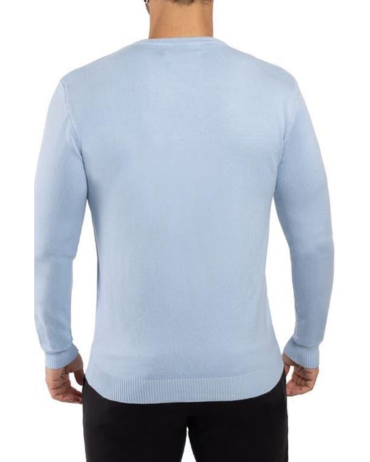 Xray Jeans Blue Crewneck Knit Pullover Sweater for men
