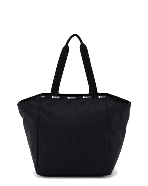 LeSportsac Janis Top Zip Tote Bag in Black | Lyst
