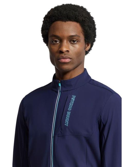 Psycho Bunny Blue Boulder Track Jacket for men