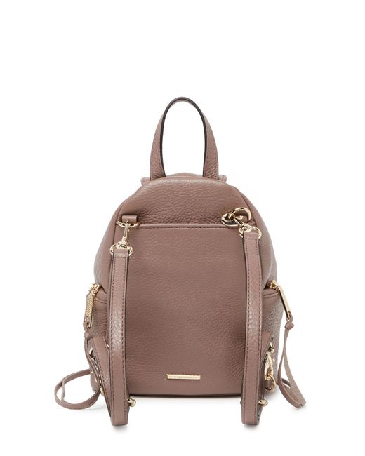 Mini julian pebbled leather convertible backpack cheap