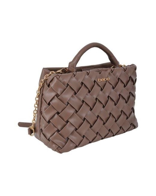 Bebe Brown Luca Mini Satchel