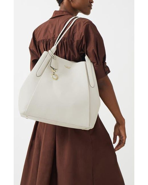 Radley Gray Baylis Road 2.0 Leather Tote Bag