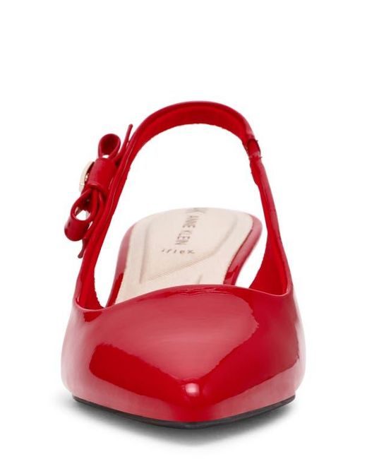 Anne Klein Red Ibbey Slingback Pump