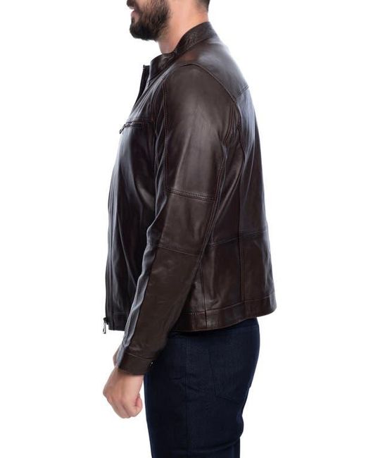 VELLAPAIS Black Soft Leather Jacket for men