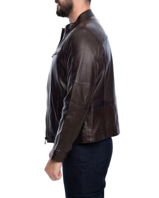 VELLAPAIS Black Soft Leather Jacket for men