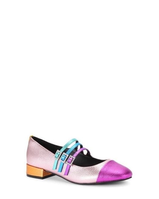 Kurt Geiger White Pierra Mary Jane Flat