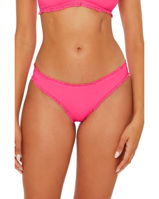 Becca Pink Frills Adela Hipster Bikini Bottoms