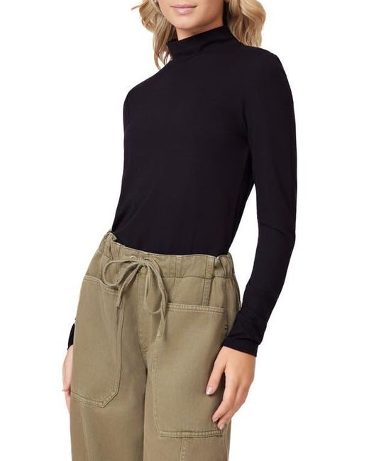 Scotch & Soda Blue Long Sleeve Mock Neck Top