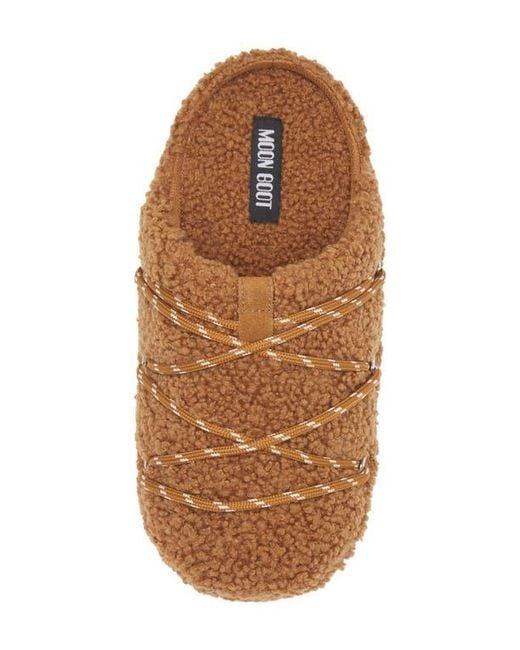Moon Boot Brown Slippers