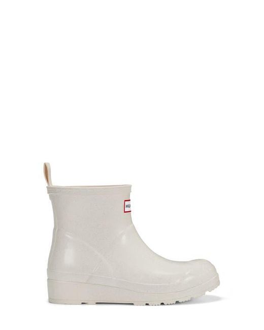 Hunter White Original Play Waterproof Rain Bootie