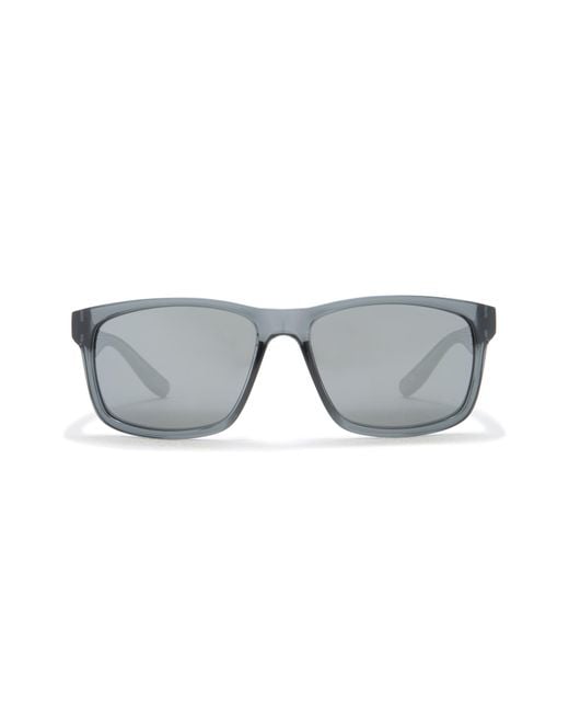 Nike Gray Cruiser 59mm Square Sunglasses for men