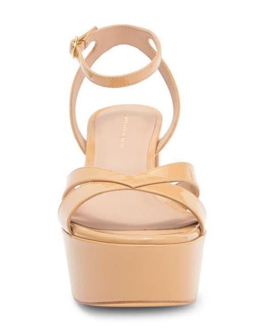 Stuart Weitzman Natural Miami Platform Sandal