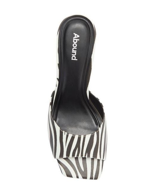Abound Metallic Murphy Triangle Heel Mule Sandal