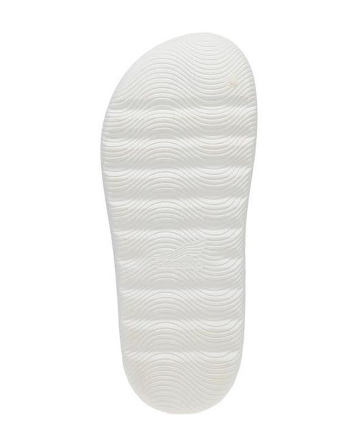Dansko White Devyn Recovery Slide Sandal